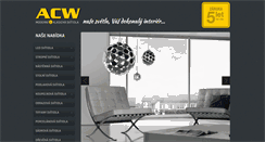 Desktop Screenshot of acw.cz